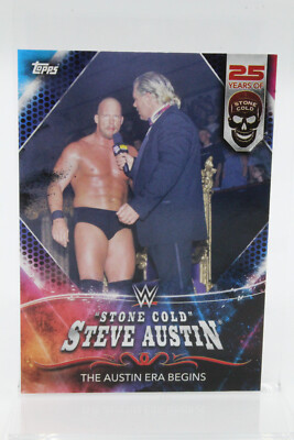 WWE 181 25 Years of Stone Cold Steve Austin 2021 Topps Near Mint