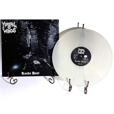 FUNERAL WINDS Koude Haat LP Milky Clear Marble Vinyl Kartharsis Mayhem