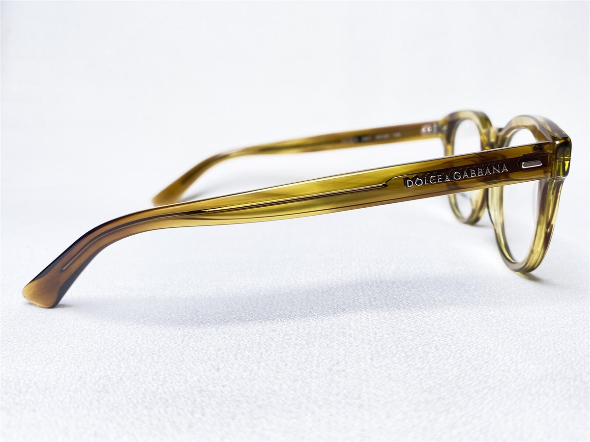 NEW Dolce & Gabbana DG3225 2927 Striped Honey Square