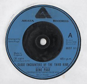 Gene Page - Close Encounters Of The Third Kind (7'')