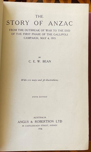 OFFICIAL HISTORY OF AUSTRALIA IN THE WAR OF 1914-1918 by C E W BEAN - Picture 3 of 15