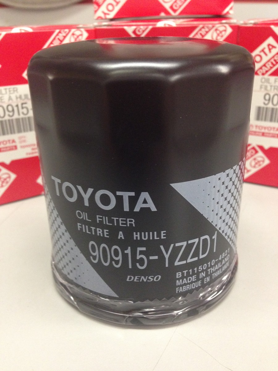TOYOTA LEXUS OEM OIL FILTER 90915-YZZD1 SET OF 4 GENUINE TOYOTA