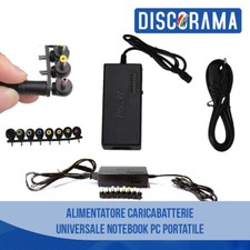 ALIMENTATORE CARICABATTERIE UNIVERSALE NOTEBOOK PC PORTATILE ACER ASUS DELL