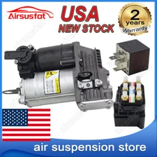 AIR SUSPENSION COMPRESSOR PUMP FOR MERCEDES S-CLASS W221 S550 CL550 +VALVE BLOCK