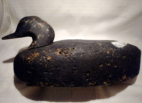 Duck Decoy '30s Early '40s Authentic Antique Cork & Wood Handmade in Maine Ocean - Picture 9 of 14