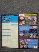 Working Designs Aug 1997 Rare Vintage Double Sided Catalog Lunar Albert Odyssey