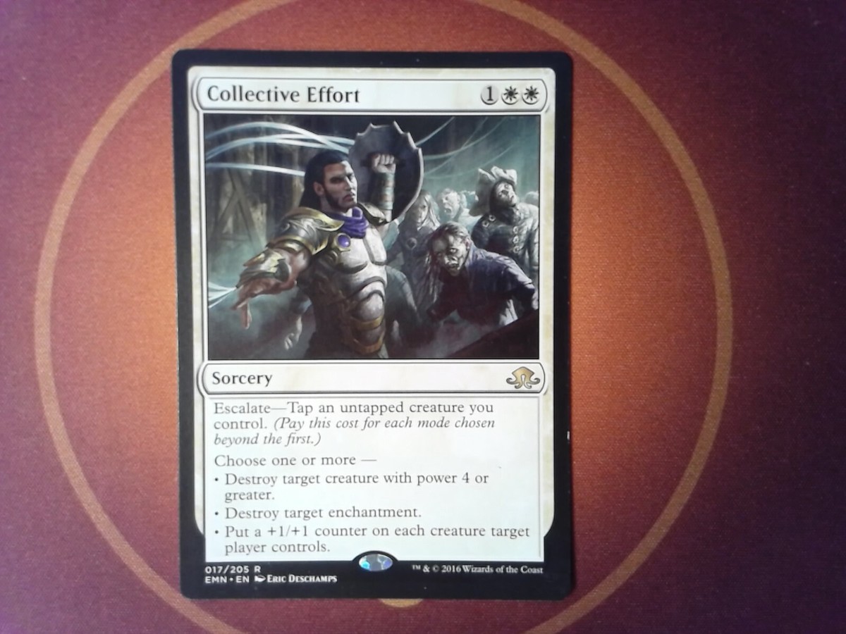 Collective Effort 2x FOIL EMN MTG Eldritch Moon Rare MINT white Collective Effort 2x FOIL EMN MTG Eldritch Moon Rare MINT white