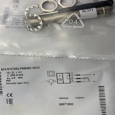 Compatible For BALLUFF BCS0037 BCS M12T4D2-PSM40C-S04G Proximity Switch Sensor