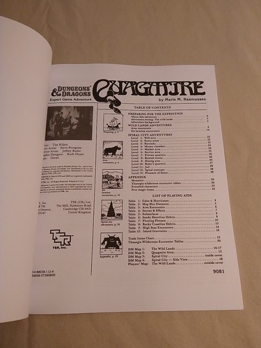 Dungeons and Dragons Reprint of X6 Quagmire BECMI - Bild 3 von 9