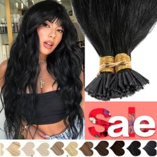 CLEARANCE Stick I-Tip 1G Pre Bonded Thick 100% Remy Human Hair Extensions Brown#