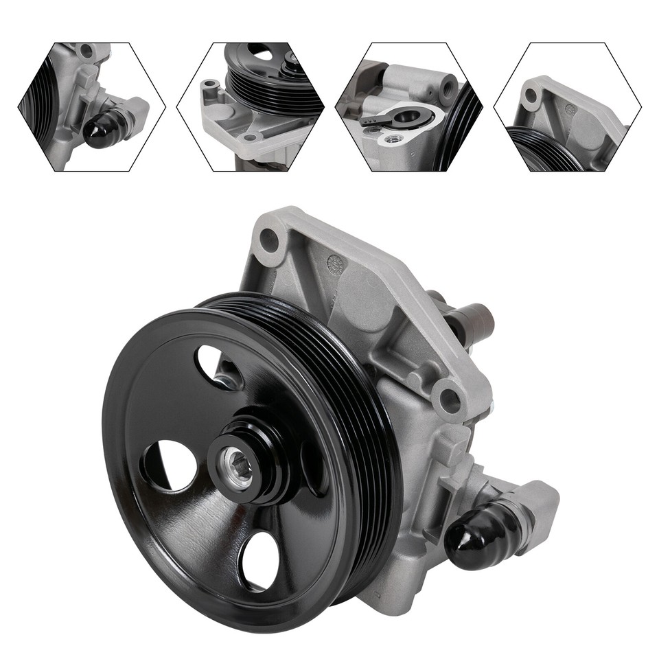 Power Steering Pump with Pulley For Mercedes Benz W204 C300 C350 C207