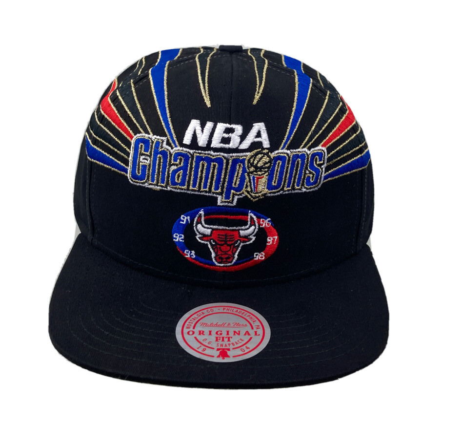 Chicago Bulls NBA 98 Champion snapback Mitchell & ness cap hat | eBay