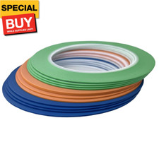 12 Rolls Fine Line Tape High-Temp Viny Fineline Masking Tape Painters Tape 3-Col