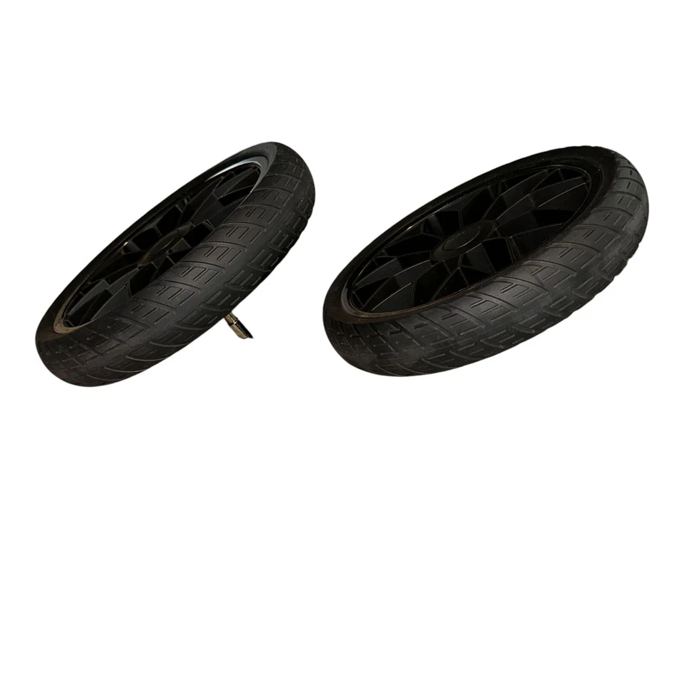 Chicco Corso Flex Cochecito Convertible Leyenda Negro Juego 2 Ruedas Traseras Piezas Foto 4 de 4