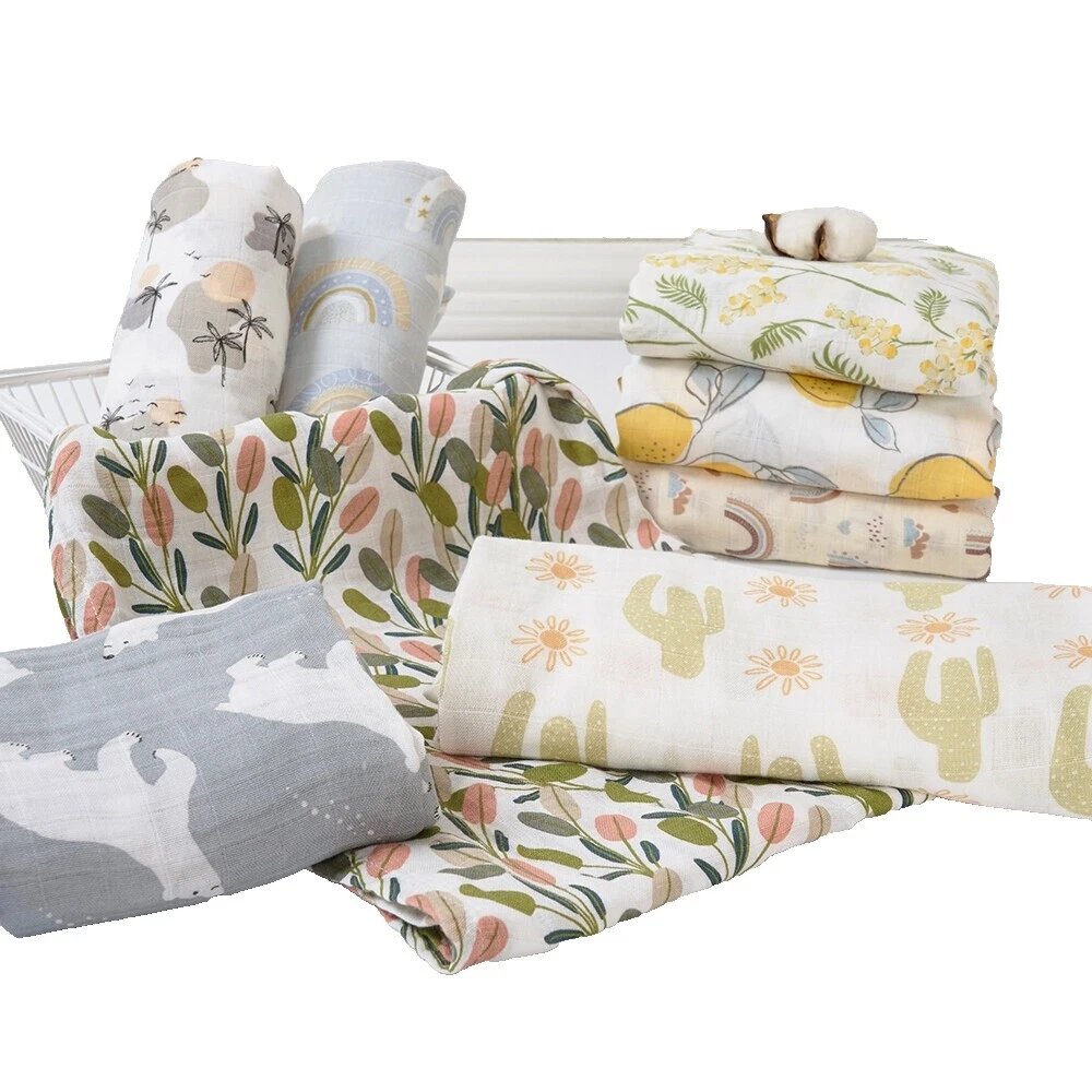 Envoltura de Mezcla de Algodón Manta infantil Juegos