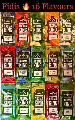 AROMA KING & REAL AROMA Aroma King & AROMACARD Aromakarten Zigarett 10, 25 o. 50 Set NEU wie Hipzz Rizla