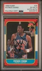 1986 Fleer Basketball AUTO Patrick Ewing ROOKIE #32 PSA/DNA 6 Auto Auth KNICKS