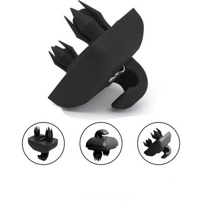 2x Sonnenblende Haken Halter soul 8W0857562A für Audi A1A3 A4 A5 Q3 Q5  Schwarz