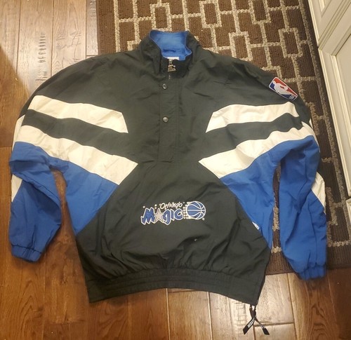 ULTRA RARE VINTAGE STARTER ORLANDO MAGIC PULLOVER NBA AUTHENTICS JACKET MEN'S XL - Image 1