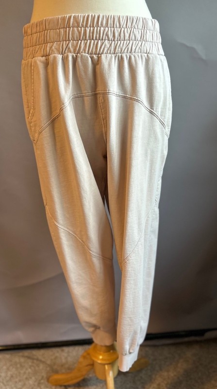 Out from Under Beige Cotton Joggers - Size M
