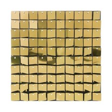 30 piece Gold Sequin Party Backdrop, Plastic Birthday Photo Background Decor