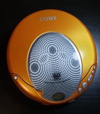 Orange Coby Portable CD Player, CX-CD314 2005 - Tested, Working, Has Defects