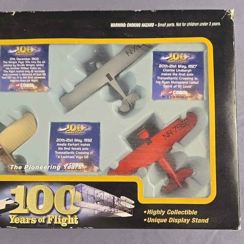 Corgi 100 YEARS OF FLIGHT Pioneering Years, Set of 4 Die-Cast Airplanes - Image 3 of 4