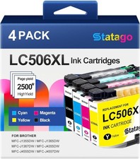 LC506XL LC 506XL Ink Cartridges Compatible for Brother LC506 LC 506 Ink Works 