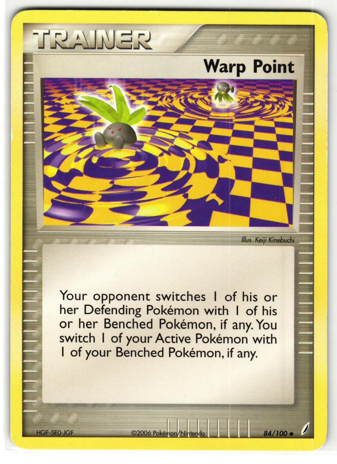 WARP POINT 84/100 CRYSTAL GUARDIANS ENGLISH POKEMON TCG