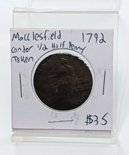 1792- Macclesfield Half Penny Condor Token