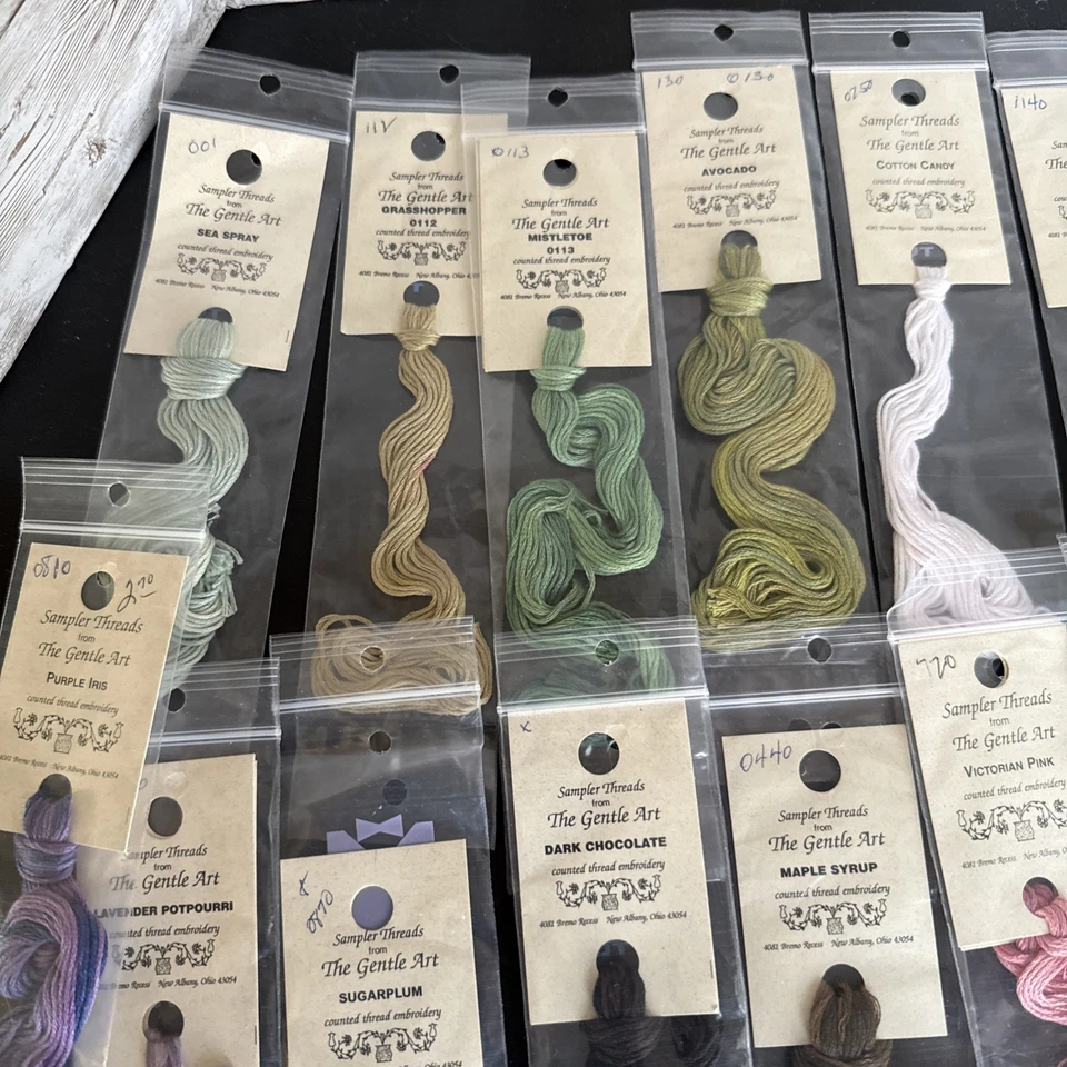 35 Skeins ~ GENTLE ART SAMPLER THREAD FLOSS - Image 2 of 4