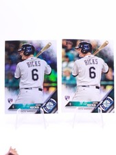 2016 TOPPS SERIES 1 - John Hicks - (2) HALO FOIL & ROOKIE CARD # 22 --. rookie card picture
