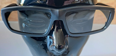 Schwarze 3D Brille NEU