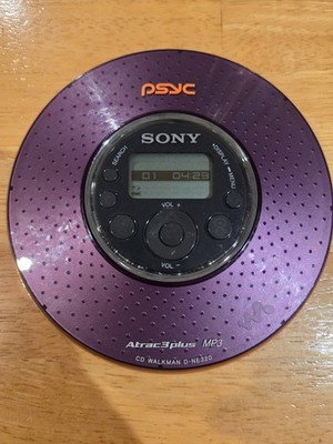 Sony PSYC MP3/ATRAC Walkman - Portable CD Player - Purple (D-NE320/BC1)