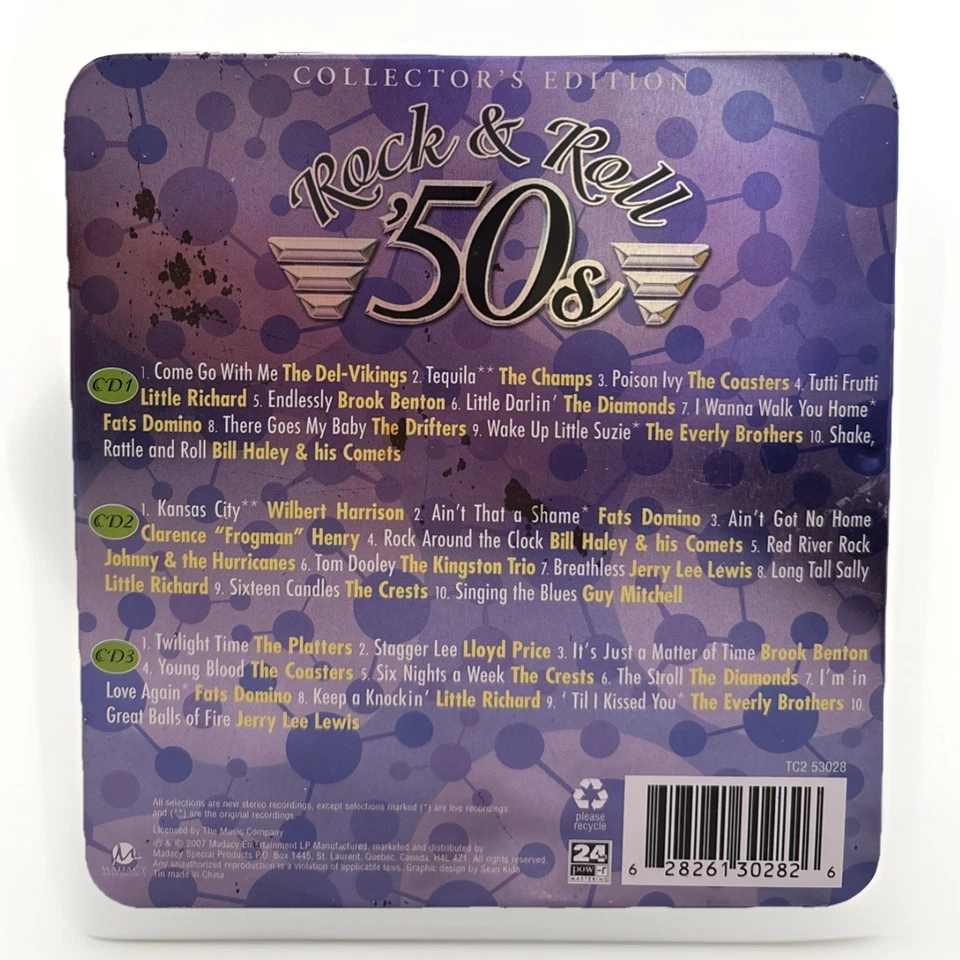 Rock & Roll 50's by Various (CD, 2007) Little Richard, The Platters, Fats Domino Foto 3 de 4