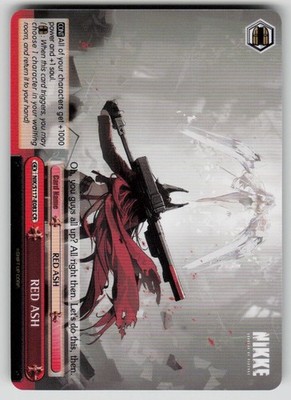 RED ASH CR GODDESS OF VICTORY: NIKKE NIK/S117-E083 CR NM Weiss Schwarz