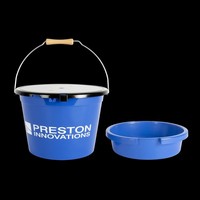 Preston 13L Futtereimer Groundbait Bowl Bait Bucket Mit Wanne Und Deckel