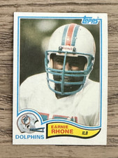 1982 Topps #135 Earnest Rhone (RC) Miami Dolphins