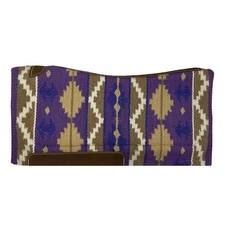 New 36" x 34" Wool Top Contoured Memory Fo Bottom Saddle Pad in Different Colors