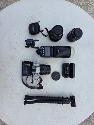 Fujifilm XT5 + Accessories (V1 Flash, Commander, Lenses, Smallrig Mic Kit, Etc.