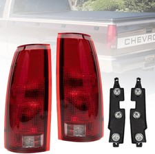 Tail Light Assembly Compatible With Chevy GMC C/K Truck 1988-1998, 1995-2000