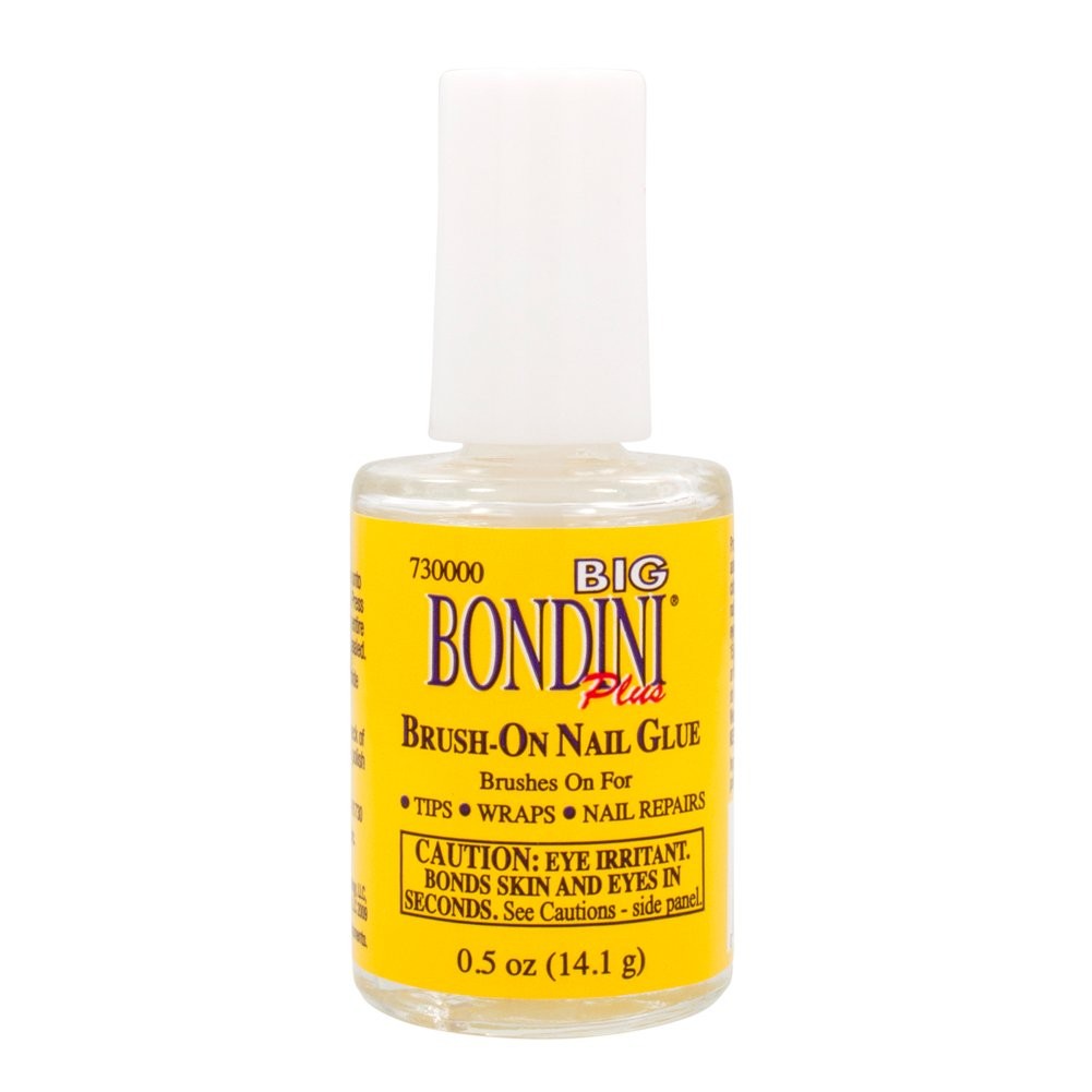 Clear Bonding Adhesives Pack Of 3 0.5 Ounce For Tips Wraps And Nail Repairs