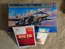 Tamiya F-14A Tomcat 1:48 61118 Plus Big49209 Plus Eduard 49103 - BNIB