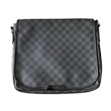 Louis Vuitton Damier Graphite Daniel MM Black Bag