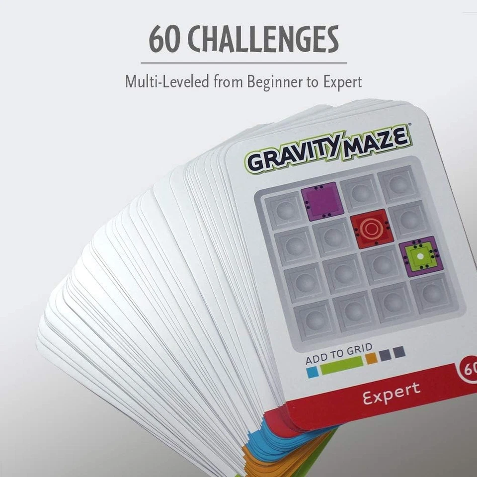 ThinkFun Gravity Maze Falling Marble Challenge Logic Brain Game and STEM Toys fo - Image 3 of 4