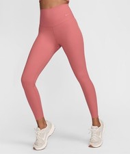 NWT Women's Nike Zenvy Rib Gentle-Support High-Waisted 7/8 Leggings MSRP 110