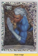 2022 Upper Deck Marvel Masterpieces Holofoil Small Dots Quicksilver READ 0v5b