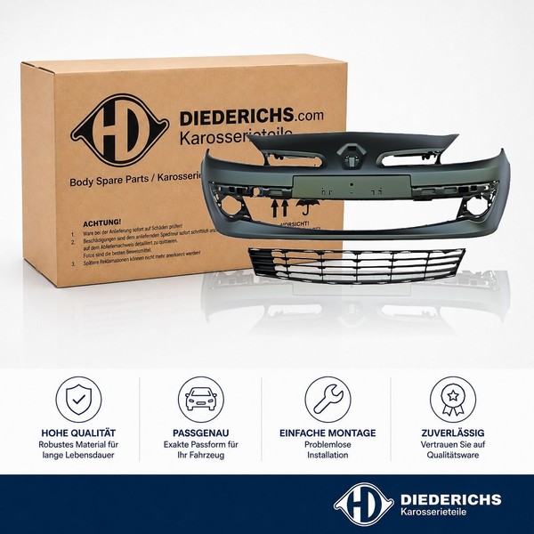 StossfÄNger Vorne Diederichs 4414051 FÜR Renault Stossstange Bumper-image
