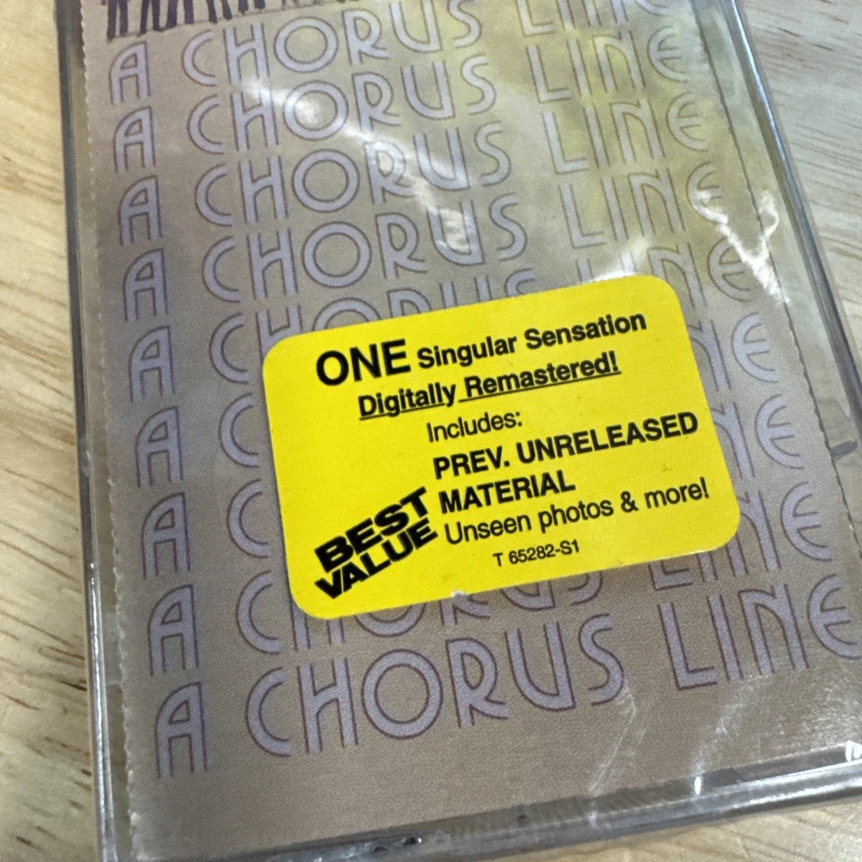 NEW A Chorus Line Cassette Tape Soundtrack Original Cast Recording Columbia 1975 - Image 2 of 4