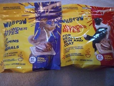 Wild Paw Wonder Bites Dog Treat 90 Soft Hemp Chews Vitamins & Minerals LOT OF 2